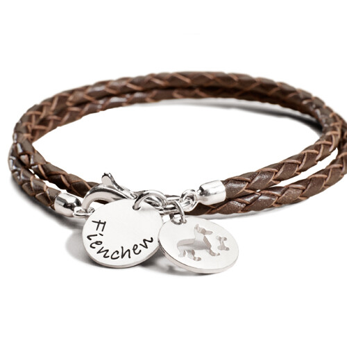 Lederarmband namen haustier - lederarmband,