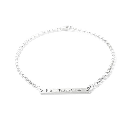 Armband mit gravur - armband, silber