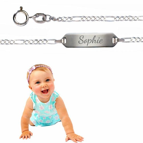 Baby namensarmband silber - namensarmband, ,silber