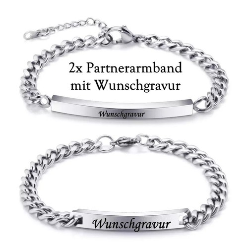 Partnerarmbänder aus - 2x,
